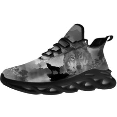Personalized Wolf Print Shoes