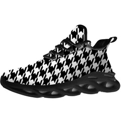 Houndstooth Shoes,Personalized Sneakers,Gifts for Women Men