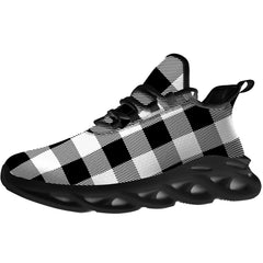 Plaid Shoes,Personalized Sneakers,Gifts for Women Men