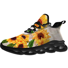 Sunflower Shoes,Personalized Sneakers,Gifts for Women Men